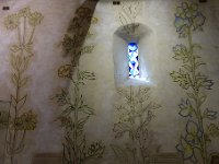 DSC6547  Sur le mur de droite, de gauche à droite, l'arnica, la renoncule, la colchique et l'aconit